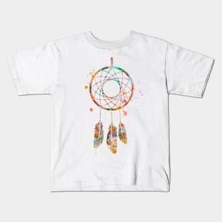 Dreamcatcher Watercolor Painting Kids T-Shirt